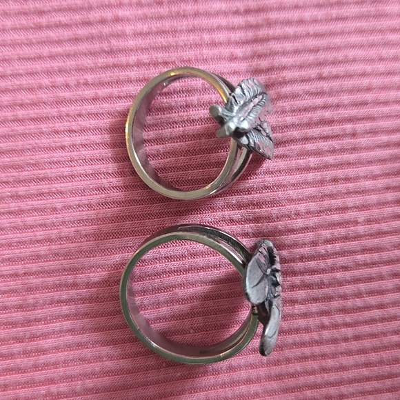 2x Feather Rings - Picture 2 of 2